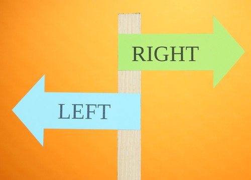 Een stockfoto die symboliseert: Beminnen is beslissen, scheiden is dat ook. Beslis en KIES goed!