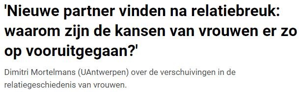 Een stockfoto die symboliseert: Nieuwe partner na scheiding: kansen zijn ongelijk